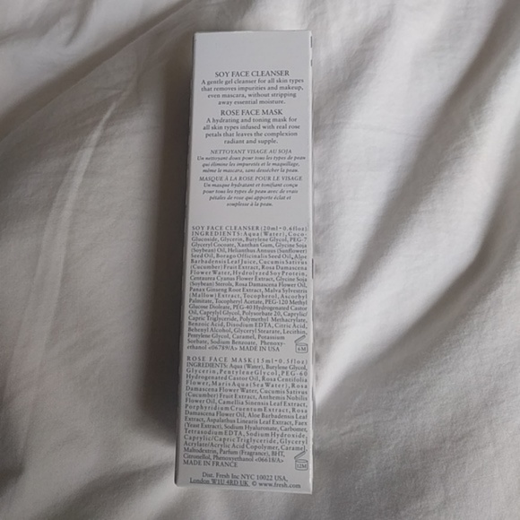 Fresh Soy Face Cleanser and Rose Face Mask - Picture 2 of 3
